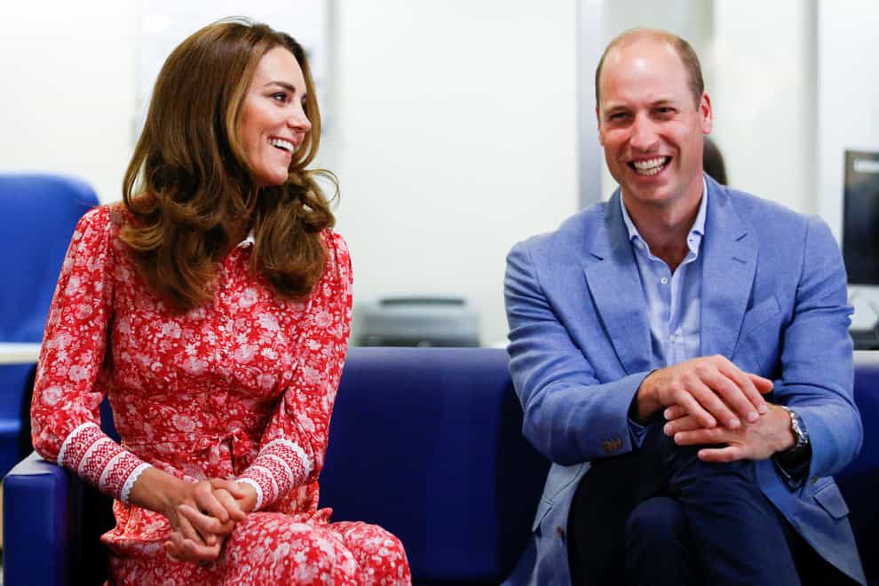 Kate was joined by Prince William on her visit to the London-based exhibition