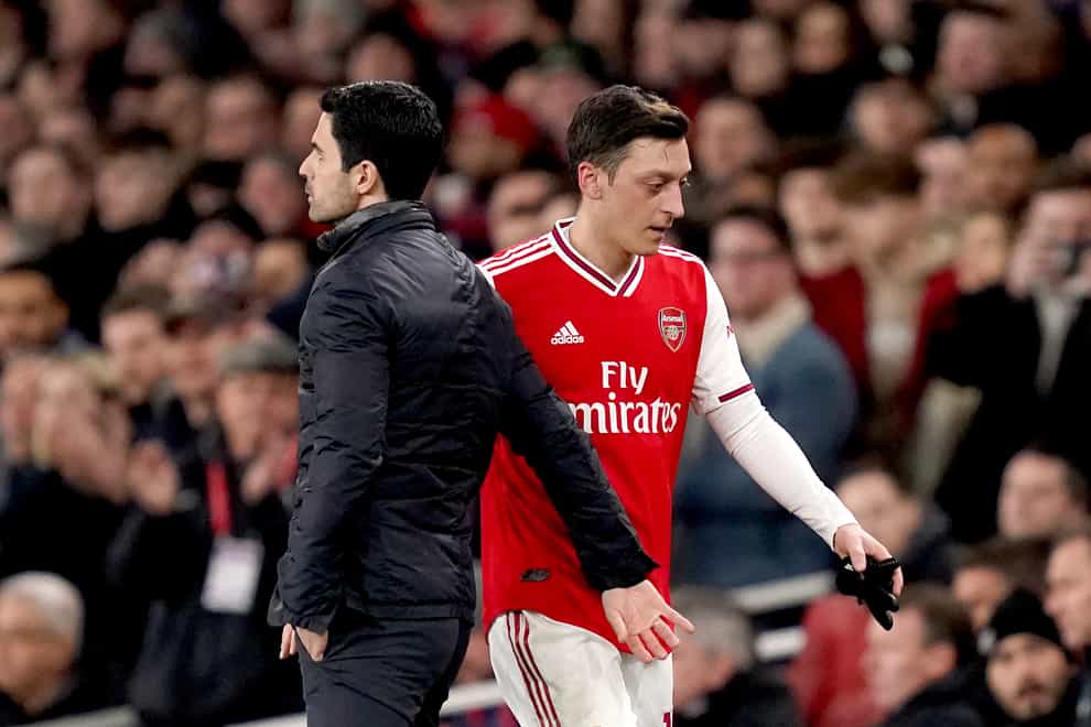Ozil has not made it into Arsenal’s 25-man Premier League squad