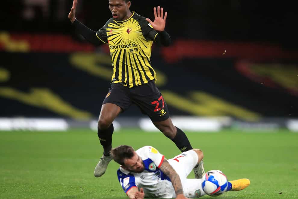 Tony Mowbray felt Watford’s Christian Kabasele was lucky not to be shown a red card