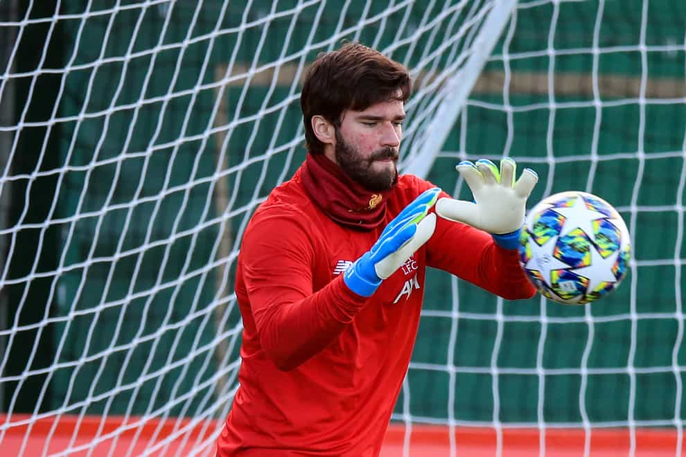 Alisson Becker is one of four players Liverpool manager Jurgen Klopp will check on before Saturday's visit of Sheffield United