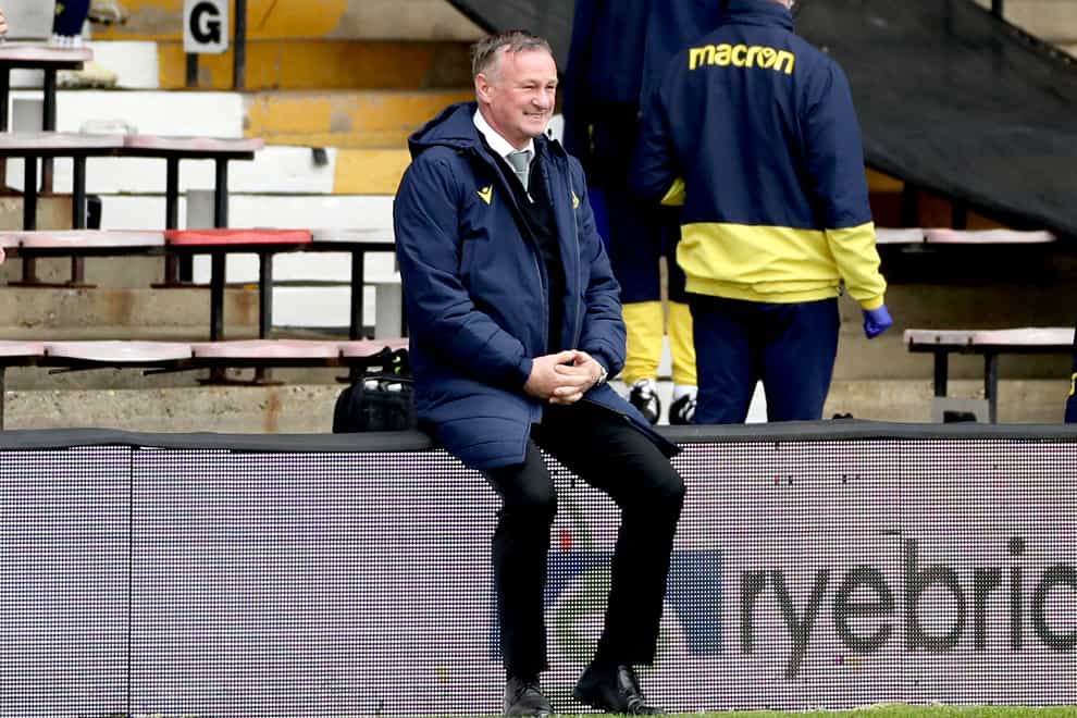 Michael O’Neill found Stoke's match against Brentford tough to watch towards full-time