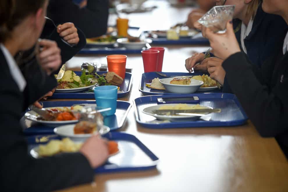 Councils are stepping in to provide free school meals after the Government refused to extend provision over the holidays (Ben Birchall/PA)