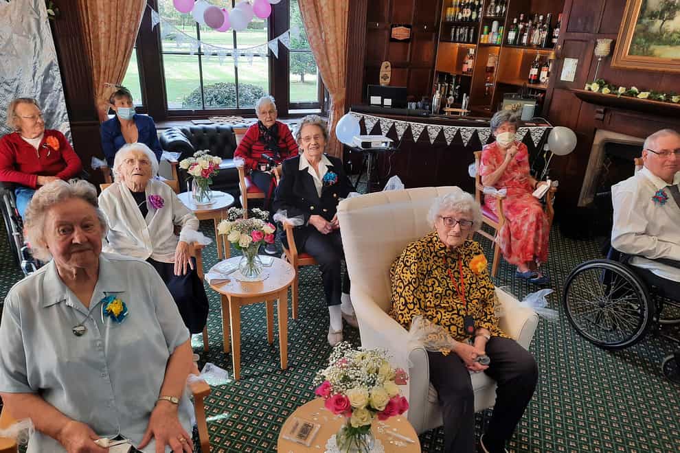 Church wedding live streamed to Essex care home so Nana can see her grand-daughter walk down the aisle