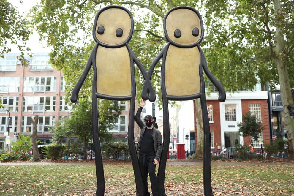 STIK Sculpture Launch London