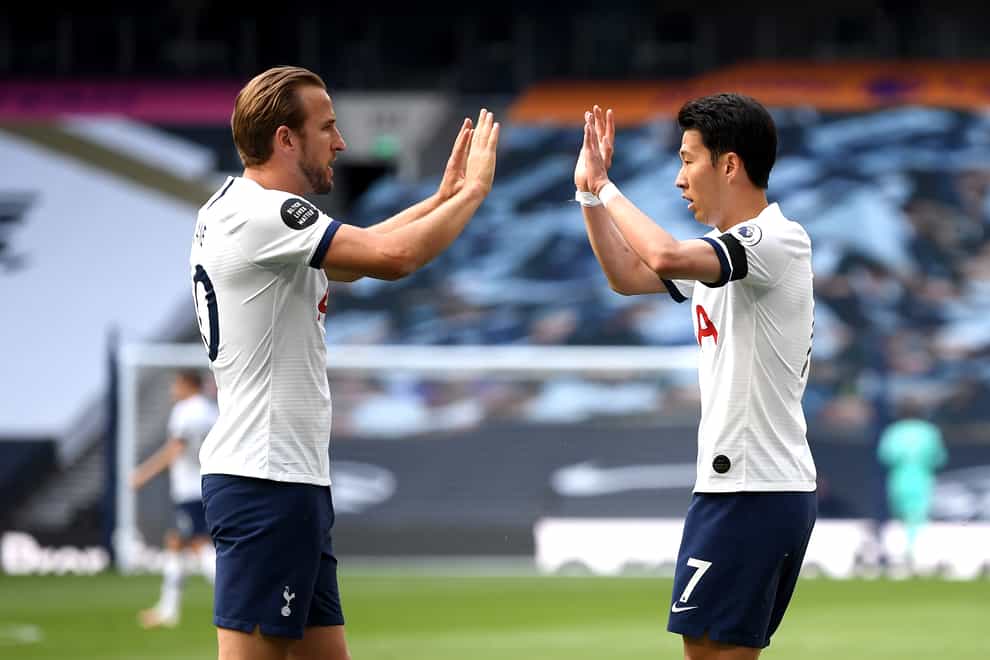 Son Heung-min, right, and Harry Kane have forged a formidable partnership