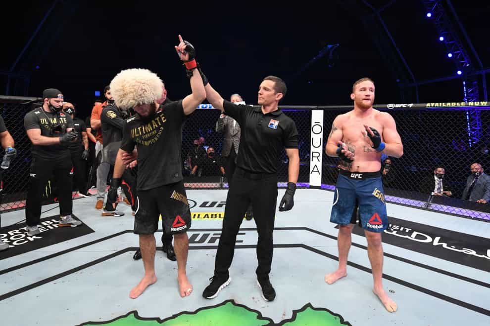 Khabib retired from MMA immediately after his win over Justin Gaethje last weekend