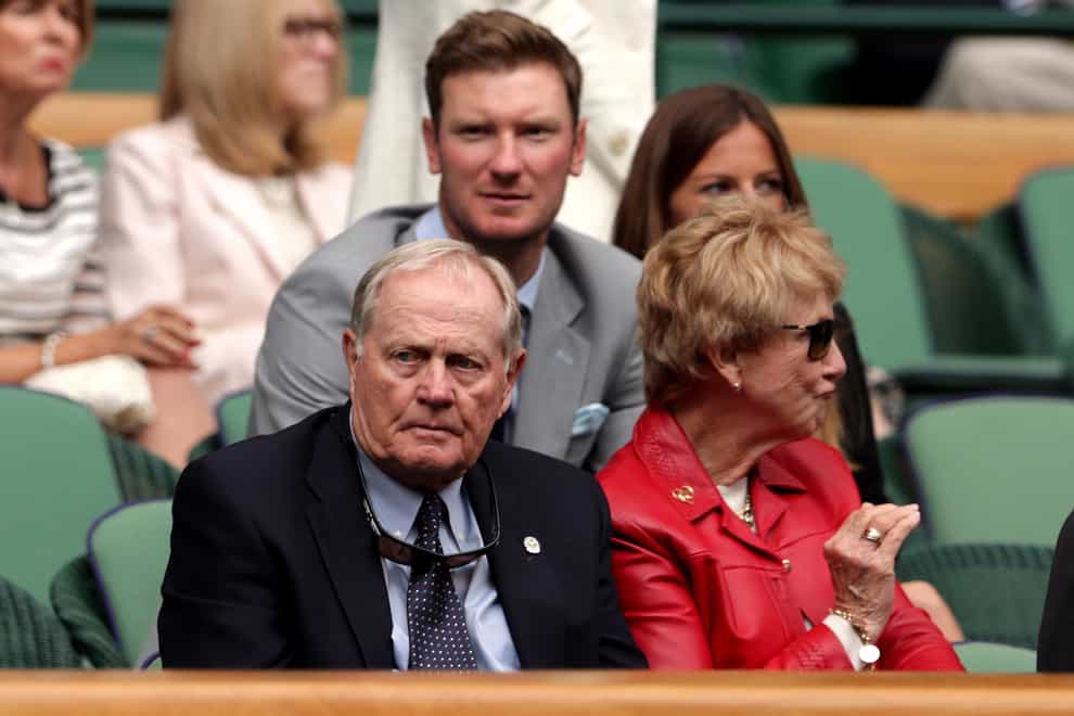 Jack Nicklaus (left) has urged people to vote for Donald Trump in the US presidential election