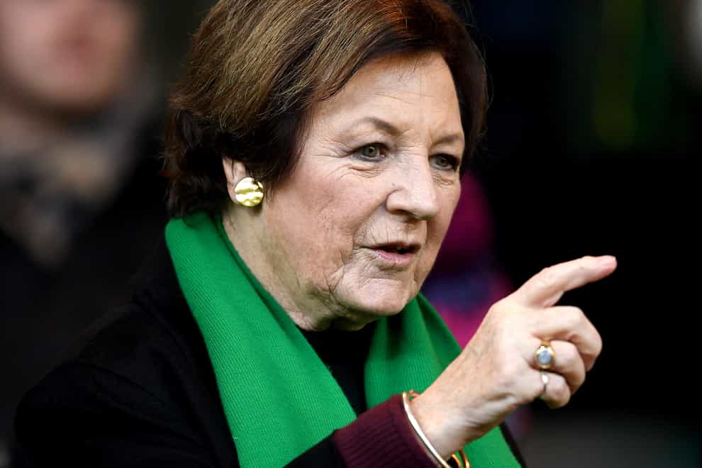 Norwich's joint majority shareholder Delia Smith says the crowd pilot at Carrow Road "worked like a dream" ( Joe Giddens/PA).