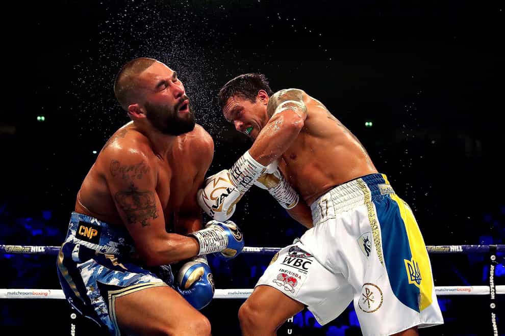 Usyk knocked Bellew out in the eighth round of their fight two years ago