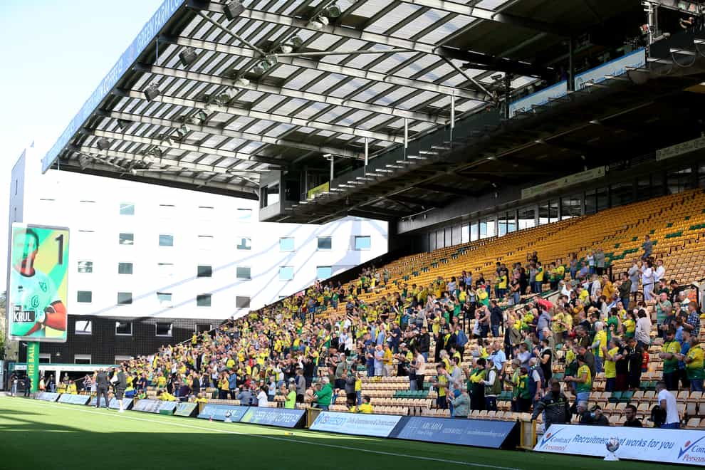 Norwich have issued a statement tackling the government over their approach to football clubs