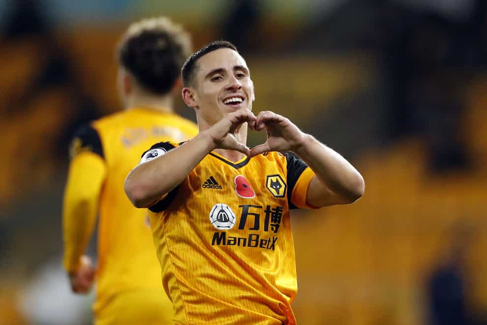 Daniel Podence scored in Wolves' win over Crystal Palace