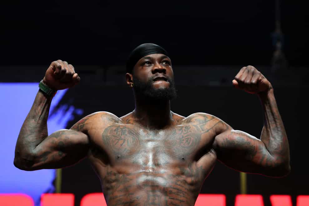 Deontay Wilder, pictured, has hit out at Tyson Fury (Bradley Collyer/PA)