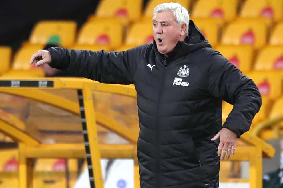 Steve Bruce hopes he can lead Newcastle to a top-10 finish (Alex Pantling/PA)