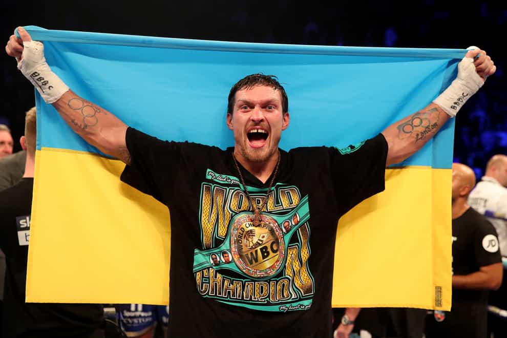 Oleksandr Usyk has won all 18 of his professional contests (Nick Potts/PA)