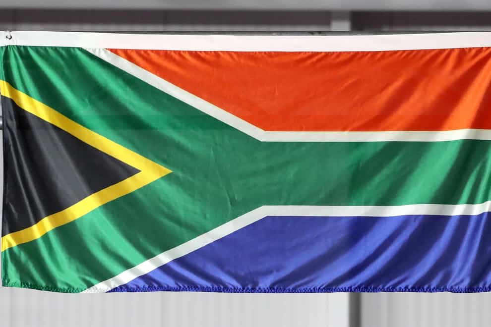 The flag of South Africa (Danny Lawson/PA)