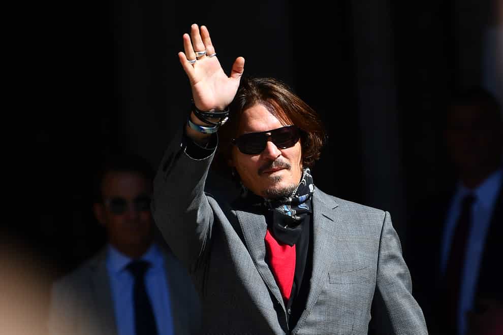Johnny Depp's blockbuster libel trial against The Sun newspaper played out over three weeks in July at the Royal Courts of Justice in London (Victoria Jones/PA)