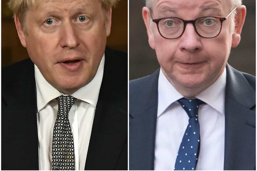 Boris Johnson and Michael Gove have offered different visions for the length of England’s lockdown