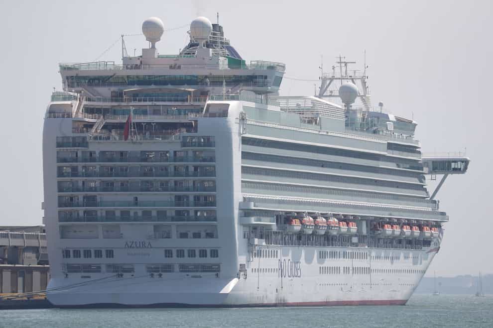 A P&O Cruises ship