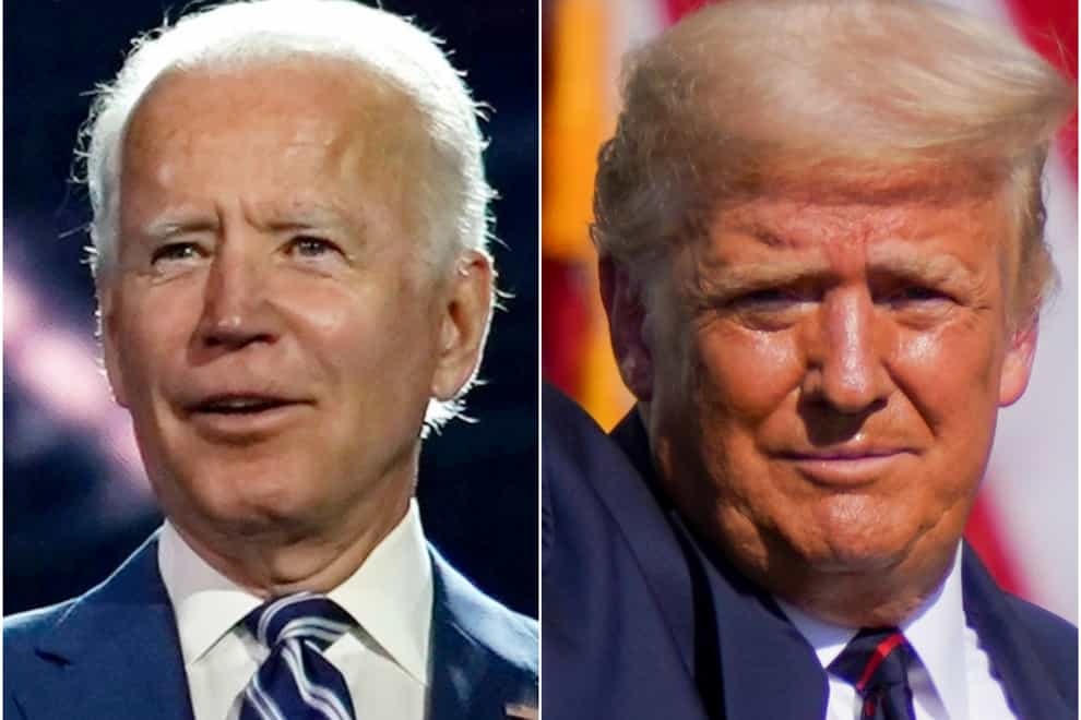 Joe Biden and Donald Trump (Carolyn Kaster/John Minchillo/AP)
