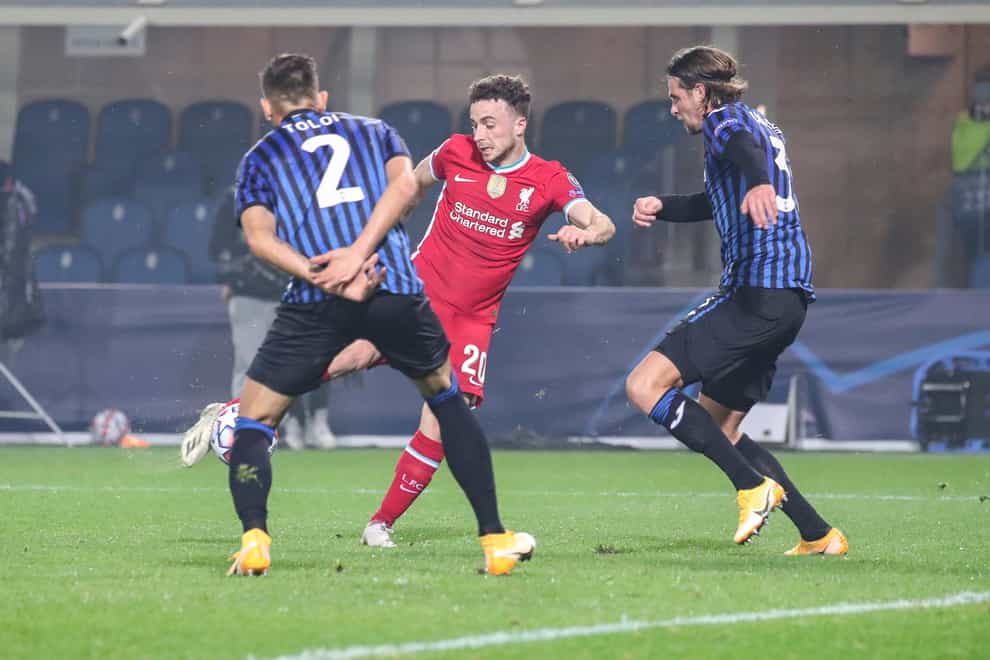 Diogo Jota scored a hat-trick in Liverpool's 5-0 Champions League victory over Atalanta