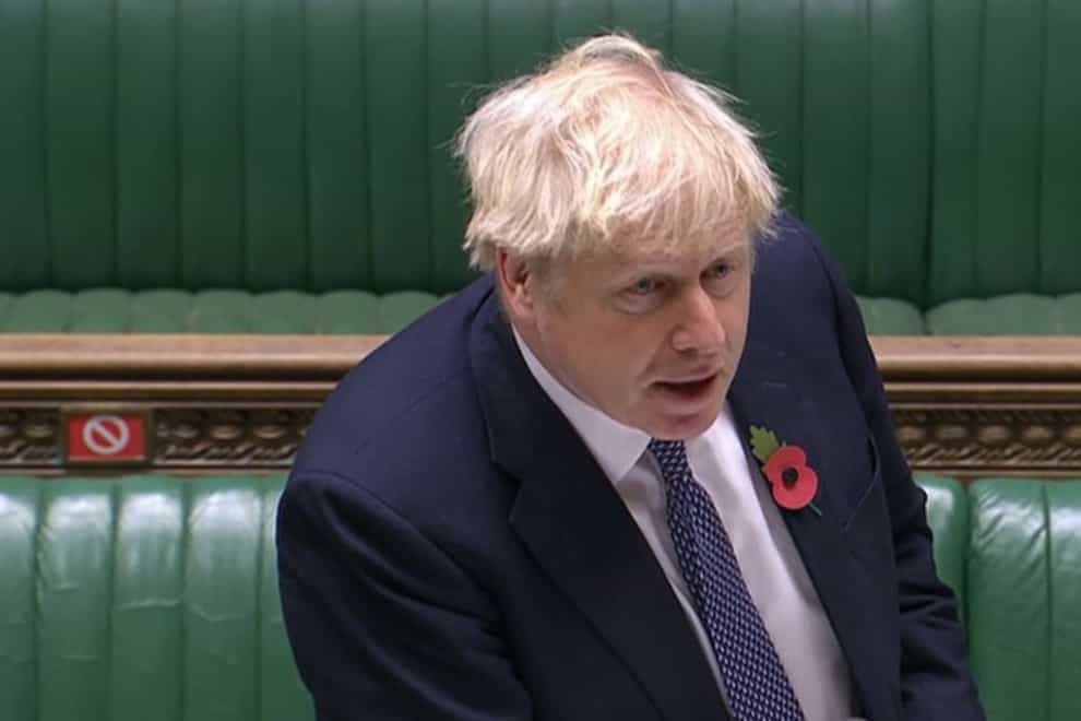 Boris Johnson at Prime Minister’s Questions