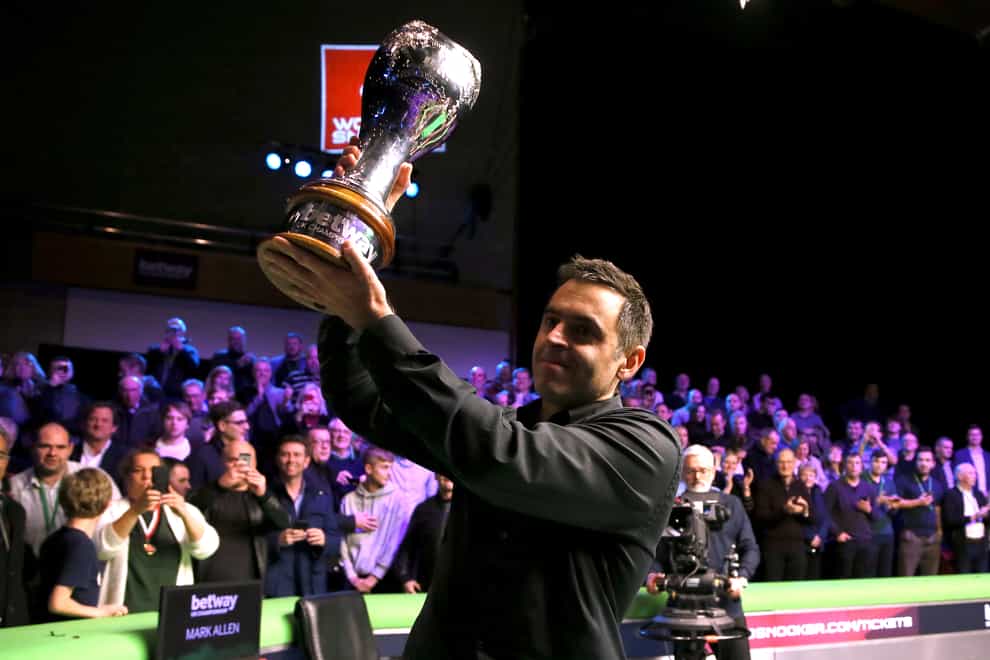 <p>O’Sullivan won his sixth world title earlier this year</p>