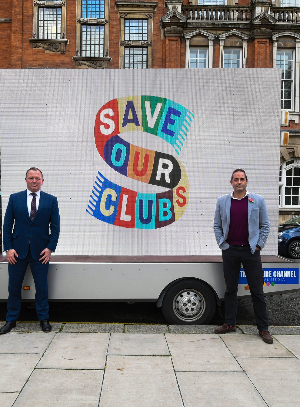 Fleetwood chief executive Steve Curwood (right) is part of the ‘Save Our Clubs’ campaign