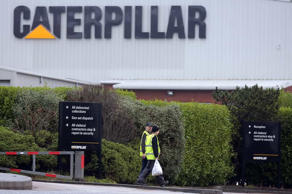 The Caterpillar factory at Larne in Co Antrim