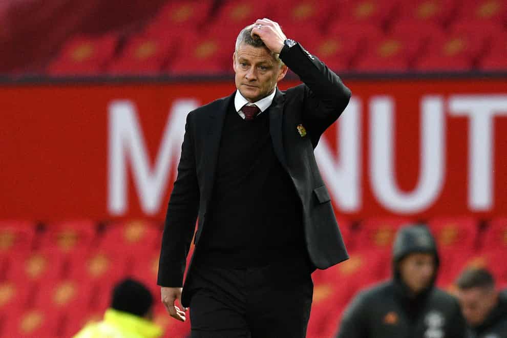Solskjaer watched on as Manchester United capitulated in the Champions League on Wednesday