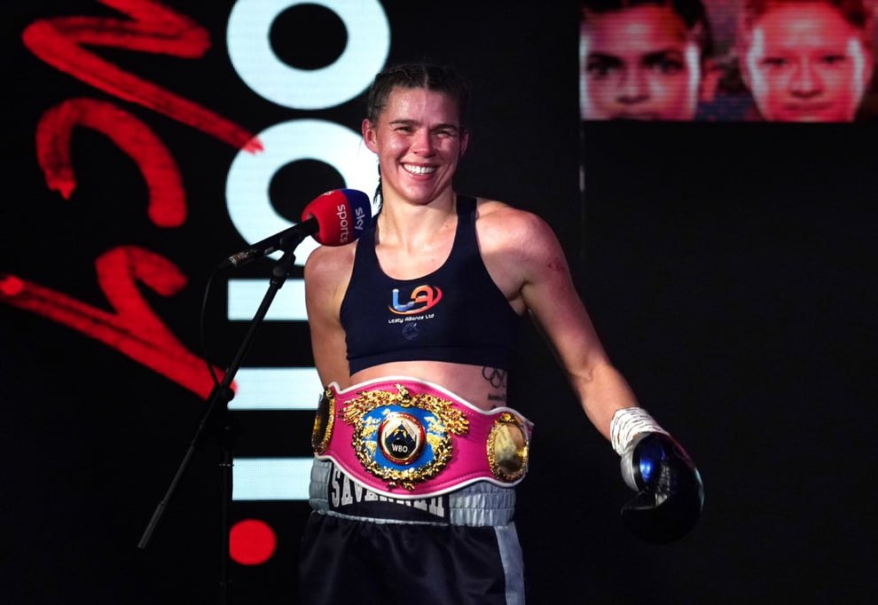 <p>Marshall produced a special performance to win her first professional world title back in October</p>