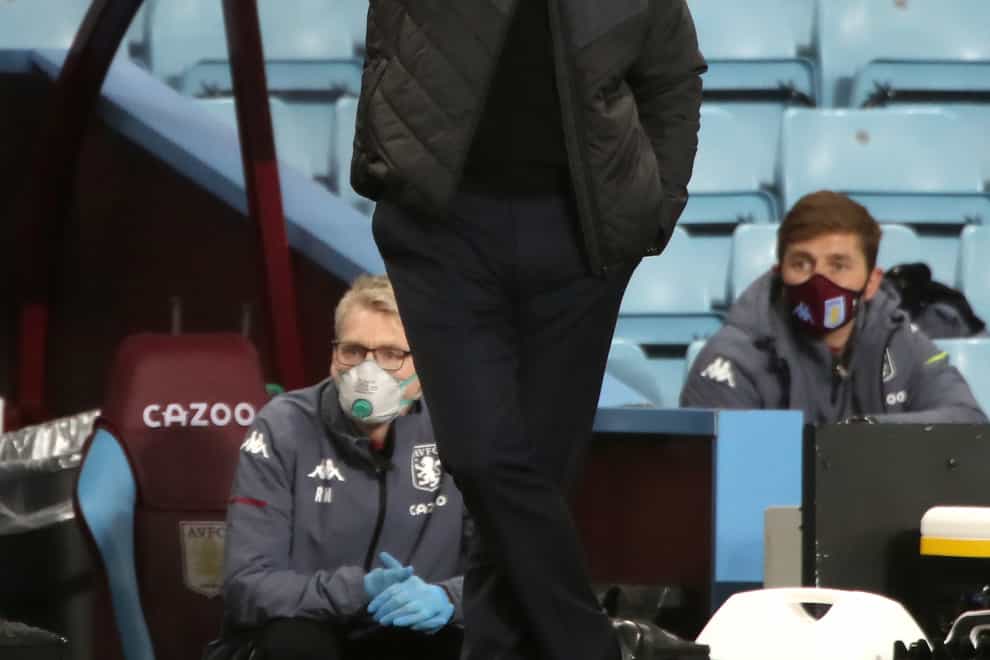Aston Villa manager Dean Smith takes his side to Arsenal on Sunday.