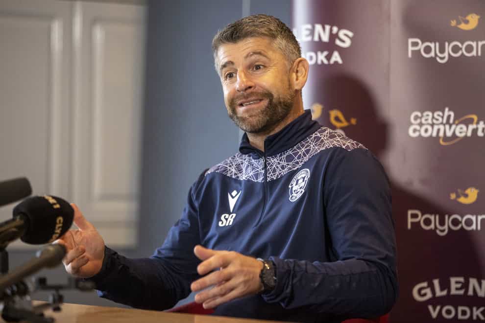 Motherwell manager Stephen Robinson is delighted with his team's recent form