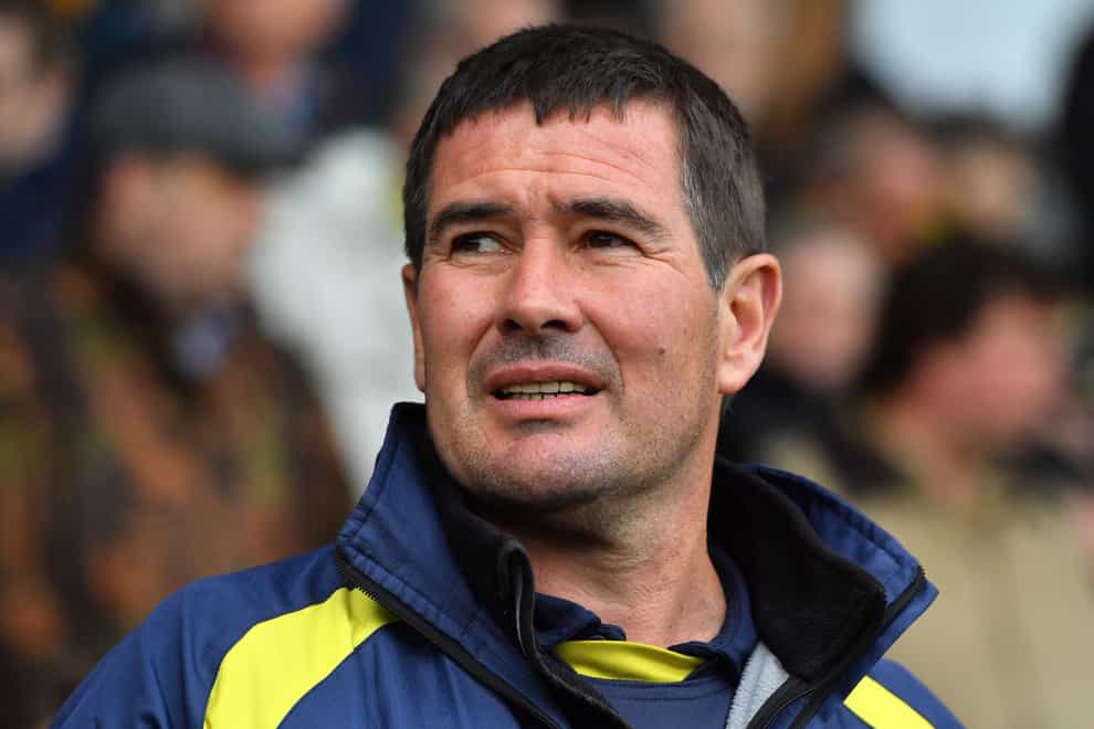 New Mansfield boss Nigel Clough watched from the stands at Sunderland
