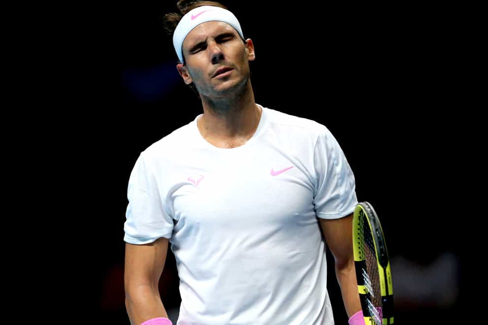 Rafael Nadal has been knocked out of the Paris Masters (Steven Paston/PA)