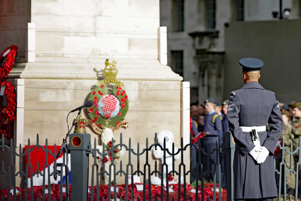 Poppies at Cenotaph, London