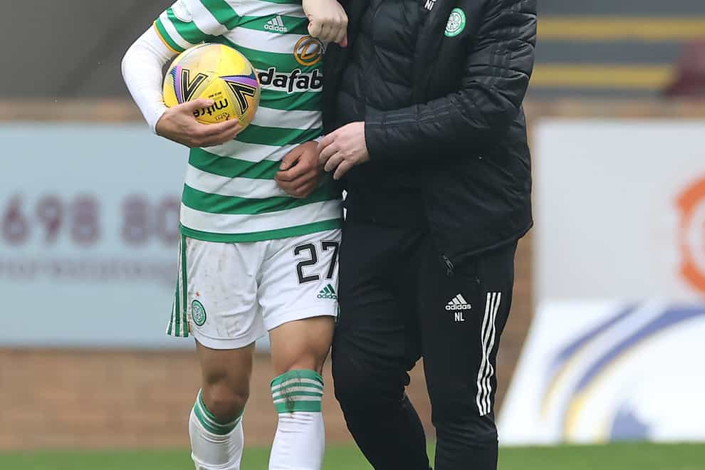 Celtic boss Neil Lennon was delighted with Mohamed Elyounoussi's hat-trick