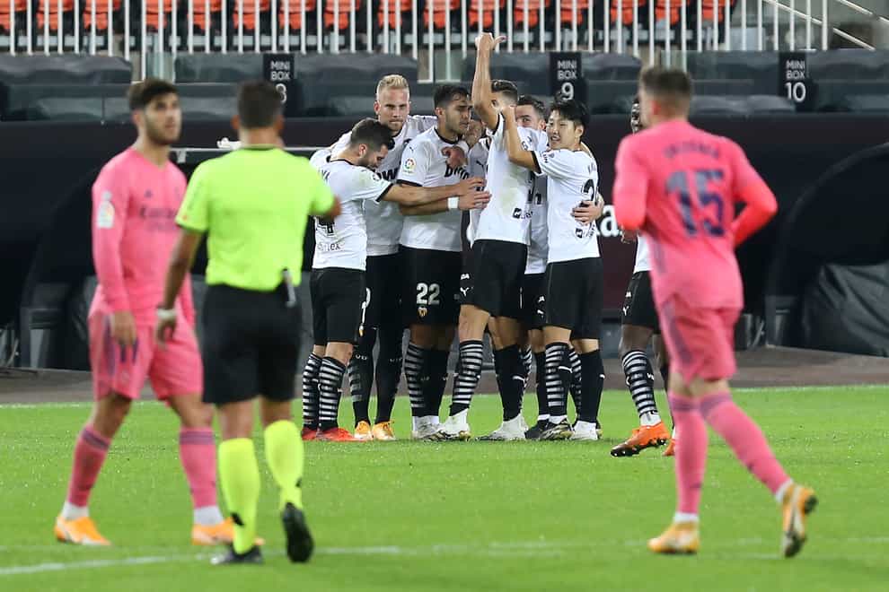 Valencia scored twice in each half to secure a 4-1 win over Real Madrid in LaLiga