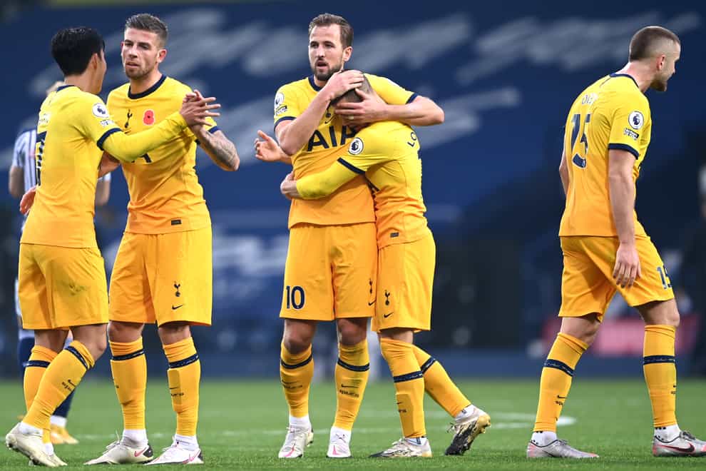 Tottenham struck late on to beat West Brom at the Hawthorns