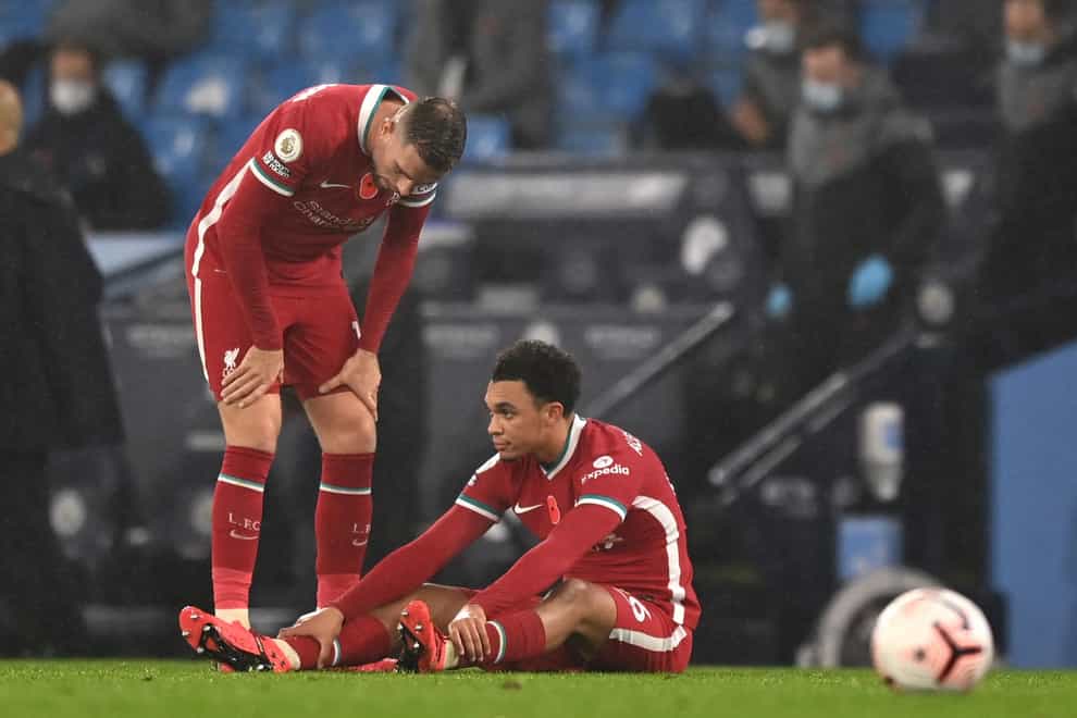 Trent Alexander-Arnold is the latest Liverpool player to be injured