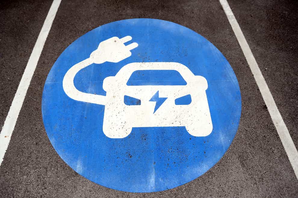 More than 1,200 electric vehicle charging devices were installed for public use in the UK between July and September, new figures show (Mike Egerton/PA)