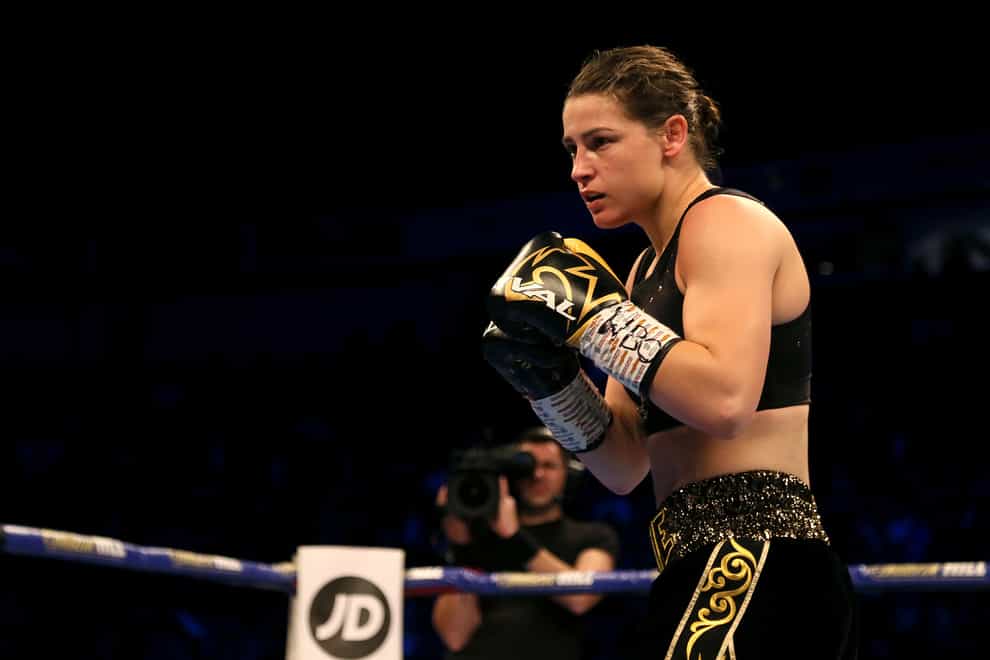 <p>Taylor will defend her four world lightweight titles on Saturday night</p>