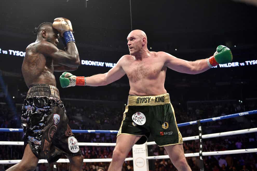 Wilder has accused Fury of illegally tampering with his gloves during their first fight in 2018