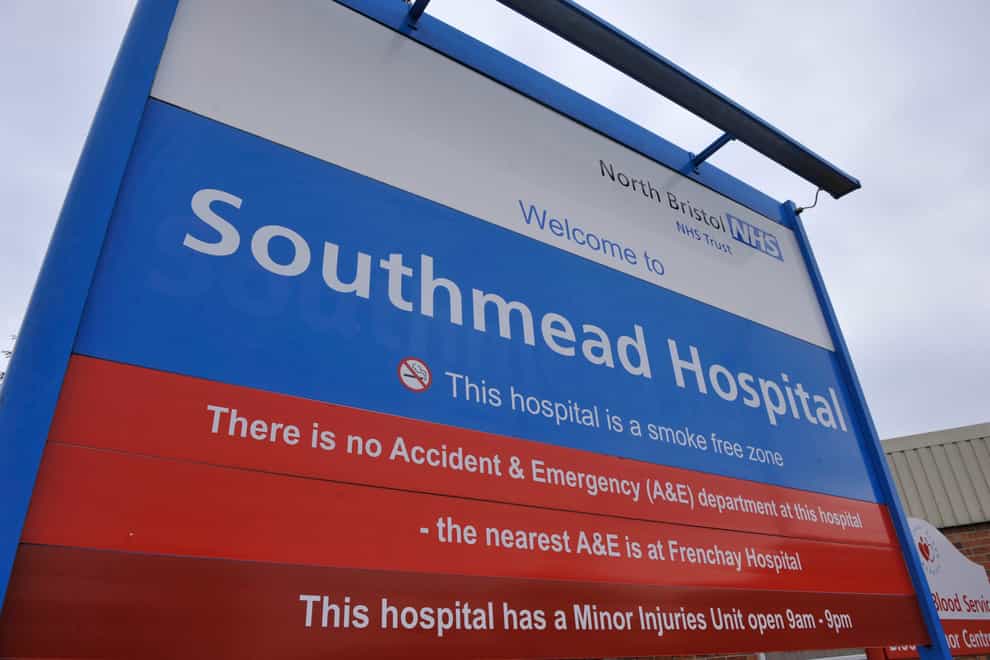 A general view of Southmead Hospital, Bristol (Ben Birchall/PA)
