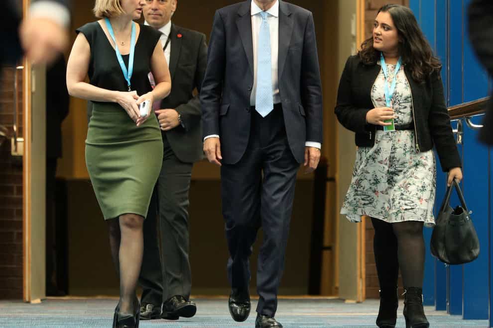 Sonia Khan with then-chancellor Philip Hammond