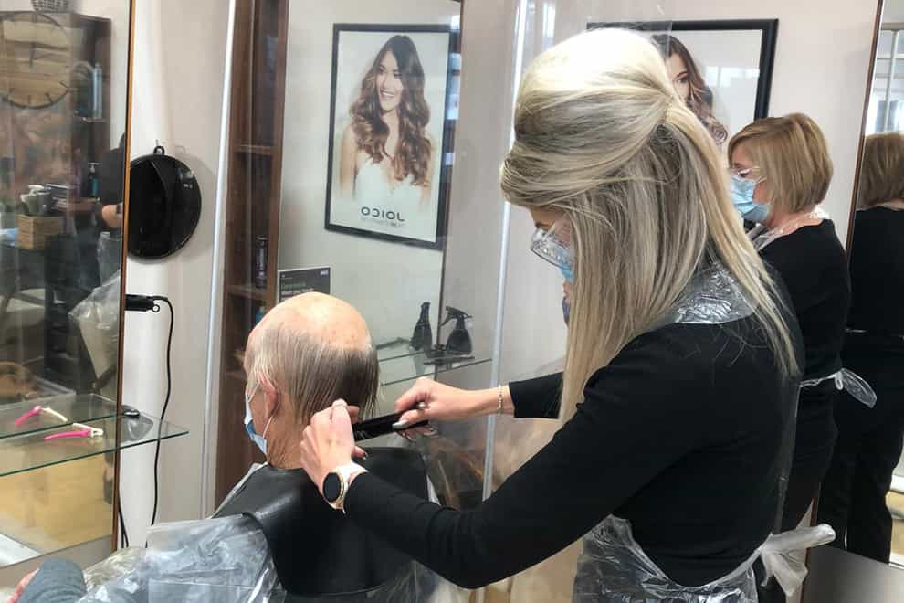 Hairdresser saves retired company director