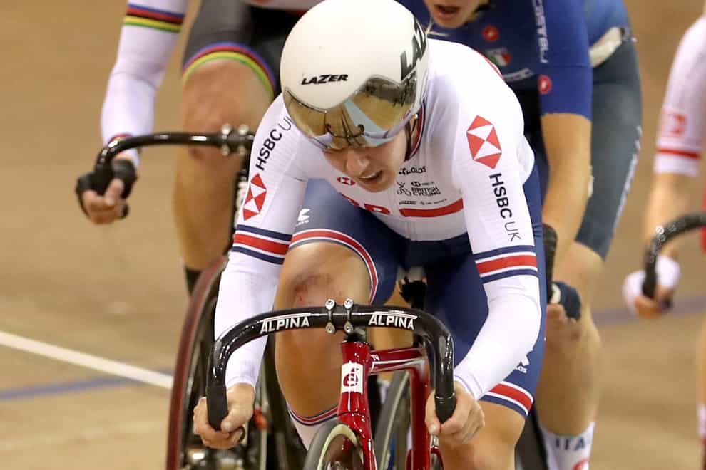 Neah Evans won the women's individual pursuit in Plovdiv on Friday (Jane Barlow/PA).