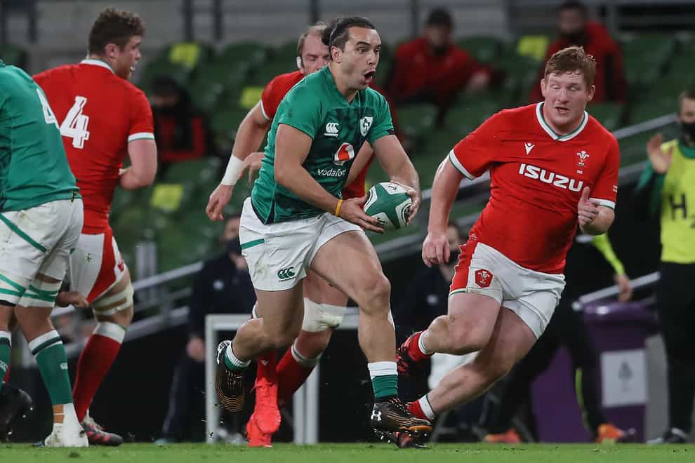 Ireland winger James Lowe had a debut to remember