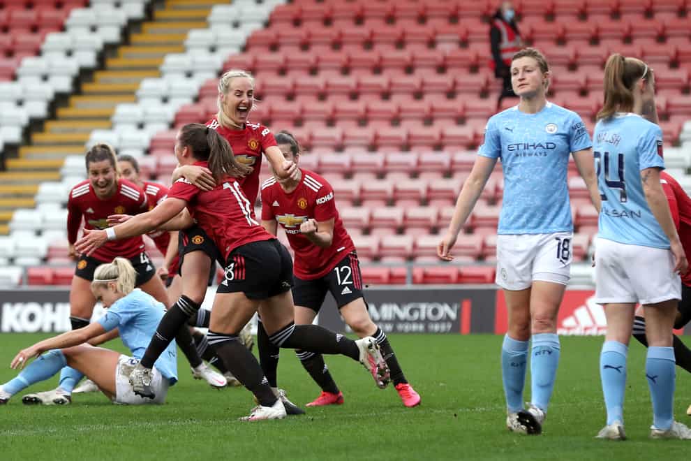 <p>Manchester United have not lost a game during the 2020/21 WSL season</p>