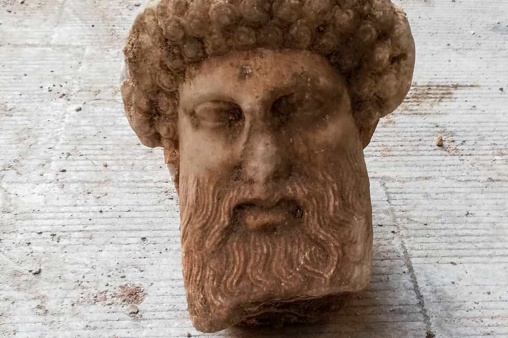 A head of the ancient god Hermes