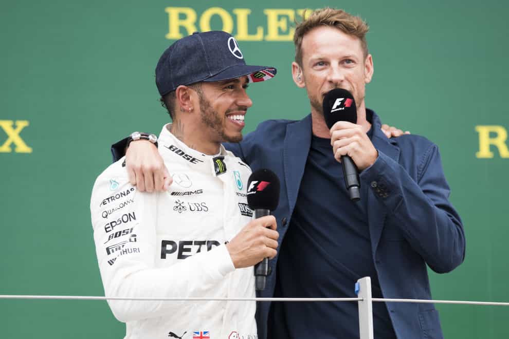 Hamilton and Button were teammates for three seasons between 2010 and 2012